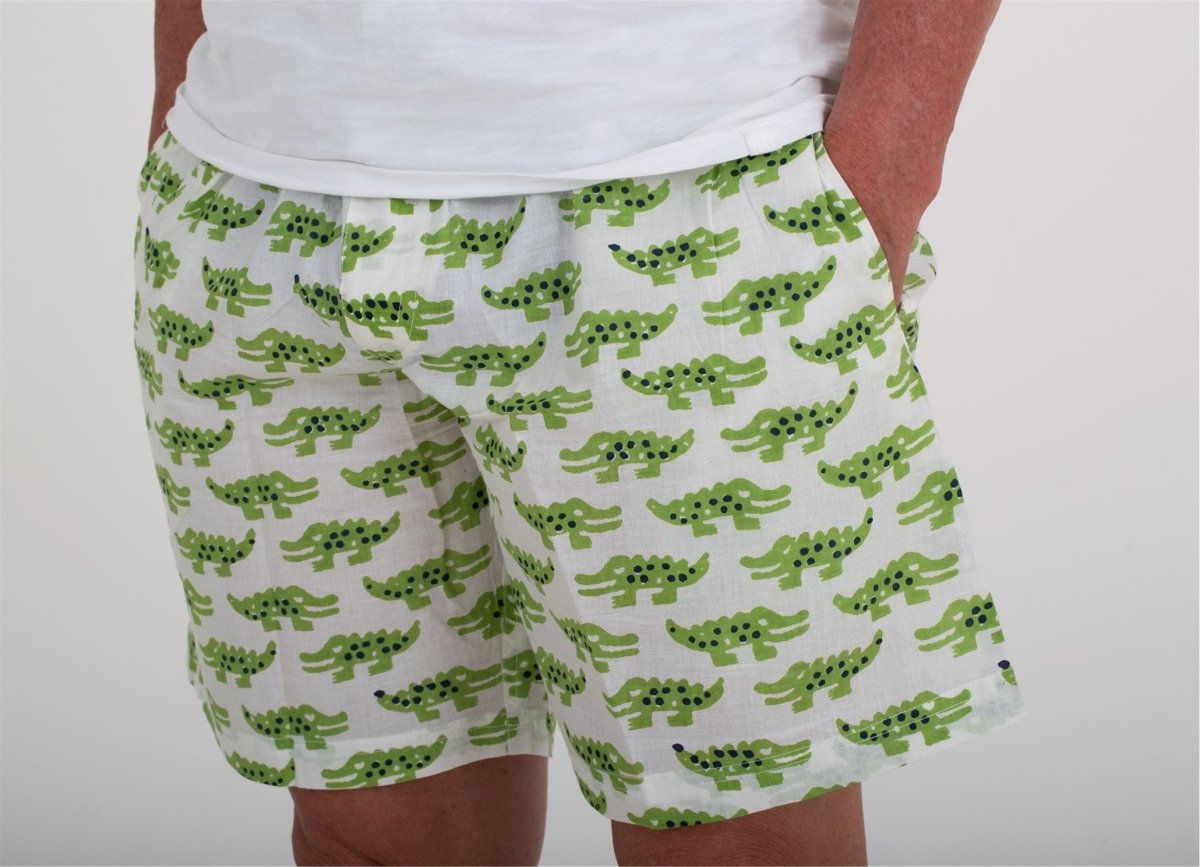 Dad's and Lad's Snappy Green Shorts - Gawjus.CapeTown