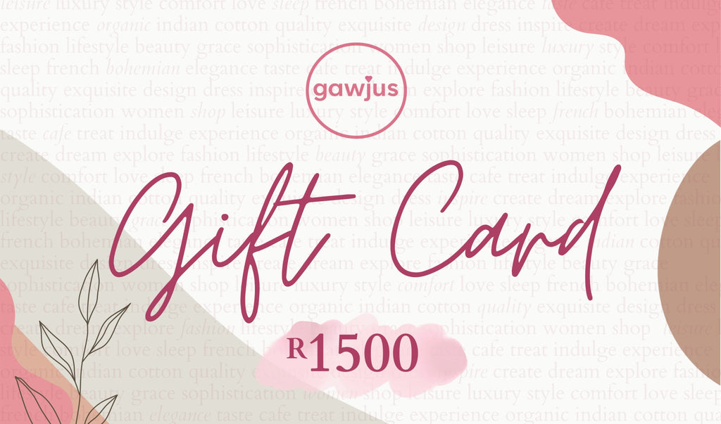 Gawjus Gift Card - Gawjus.CapeTown
