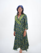 Green Wrap Dress - Gawjus.CapeTown