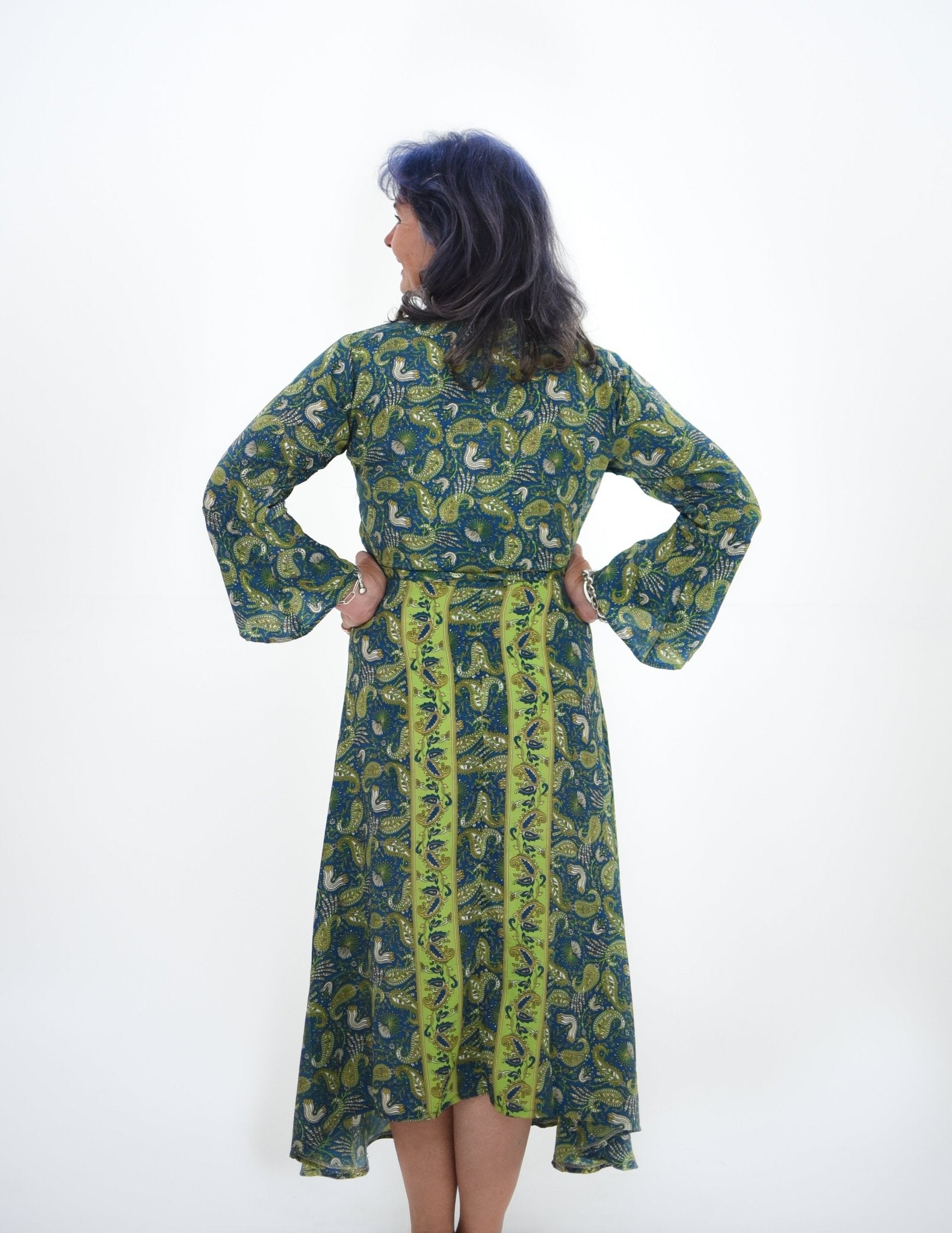 Green Wrap Dress - Gawjus.CapeTown