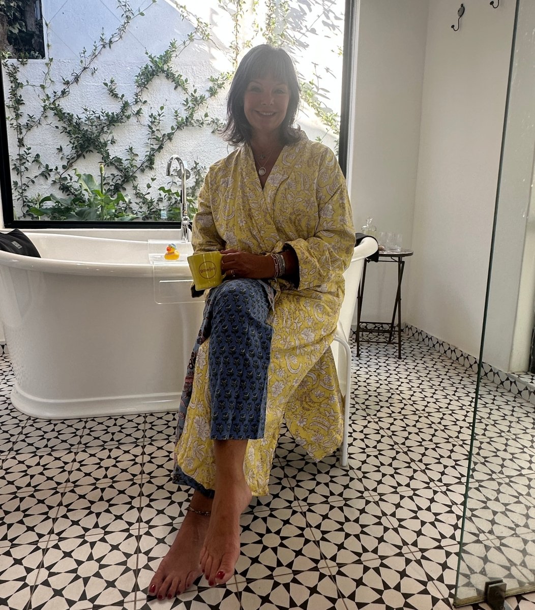 Happy Yellow Robe - Reversible - Gawjus.CapeTown