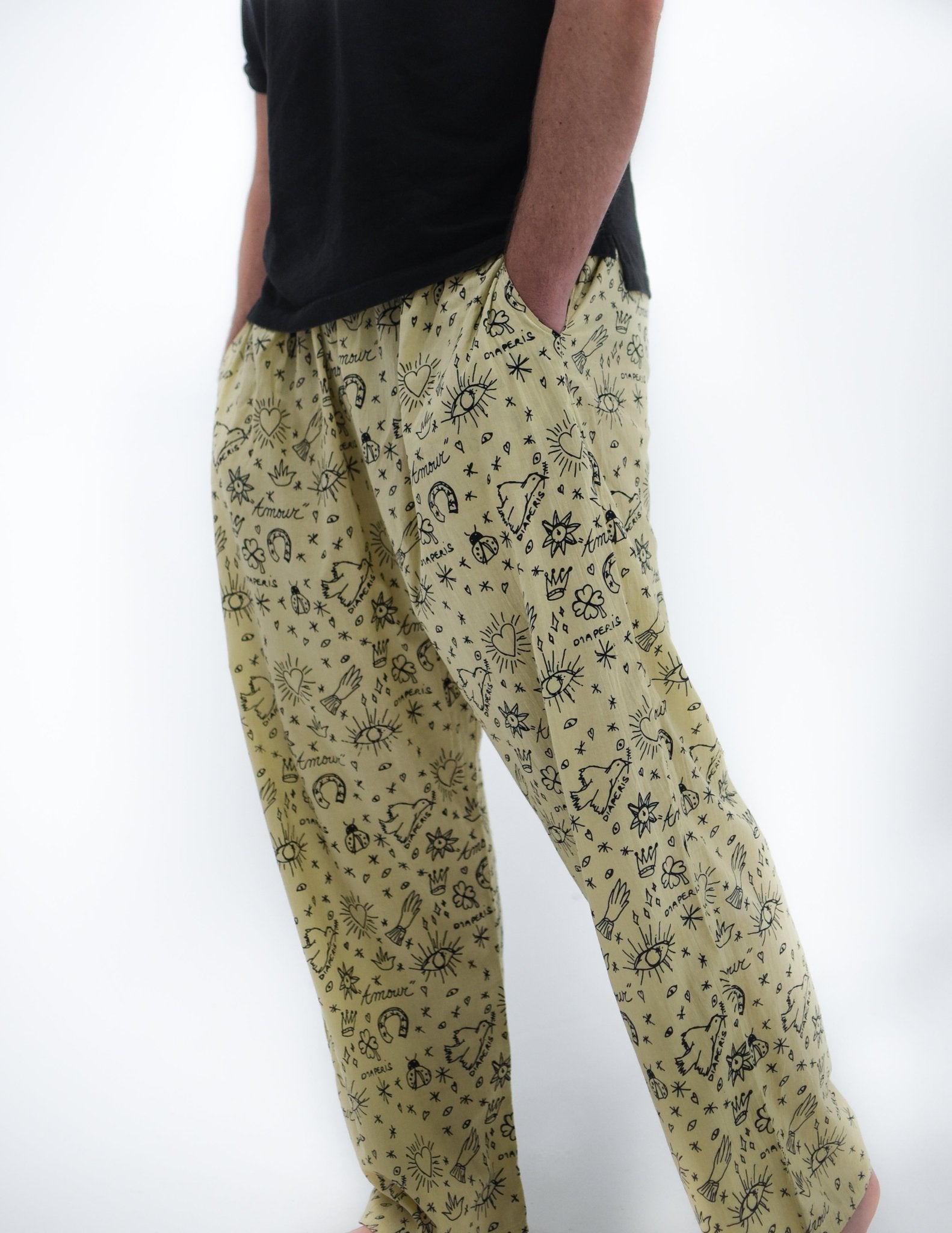 Men's Paris Print PJ Pants - Gawjus.CapeTown