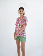 Shorty Pyjamas - Bright & Beautiful Poppy - Gawjus.CapeTown