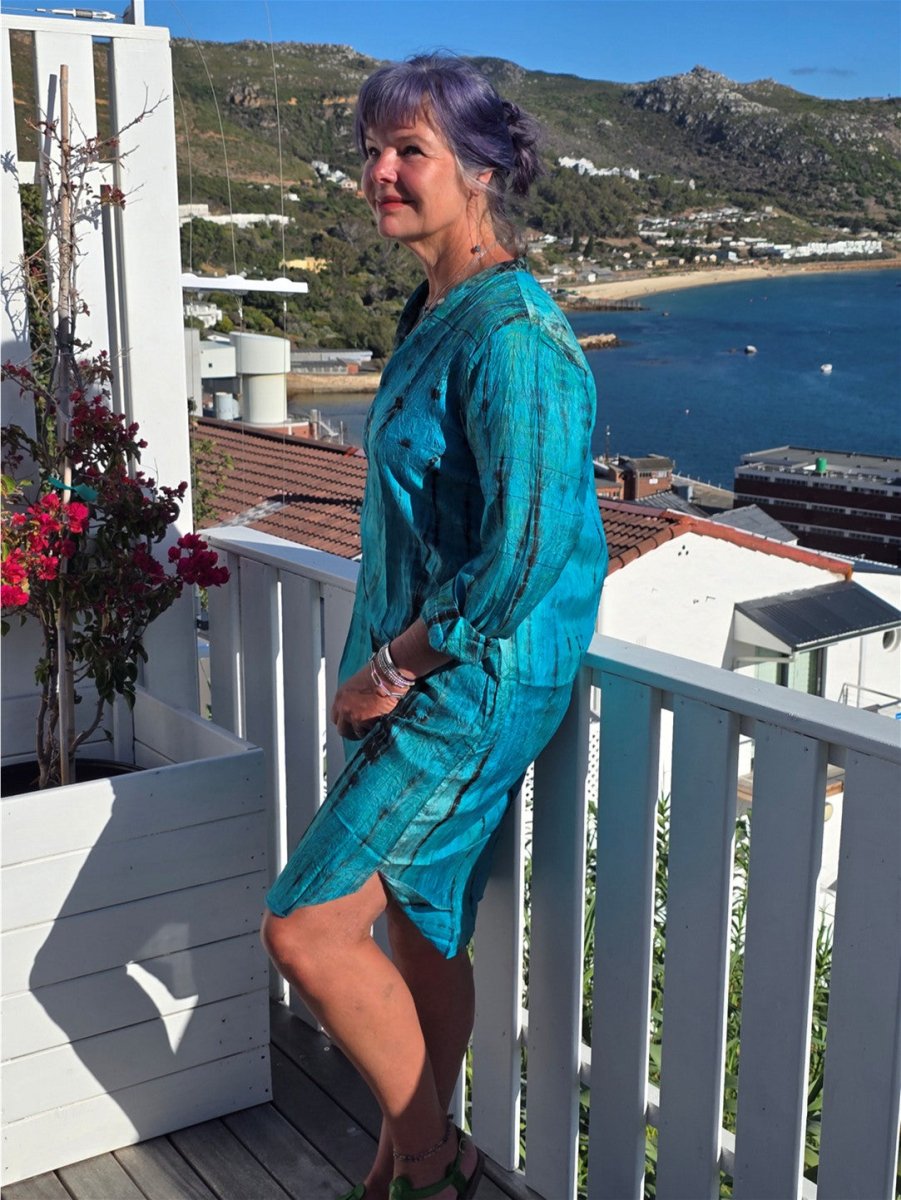 Silk Shirt Dress - Gawjus.CapeTown