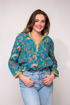 The Everyday Blouse - Turquoise - Gawjus.CapeTown