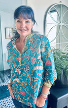 The Everyday Blouse - Turquoise - Gawjus.CapeTown