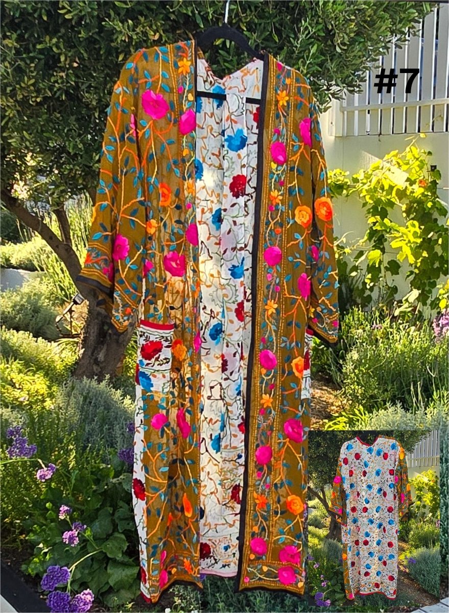 Vintage Phulkari Long Robes - Gawjus.CapeTown